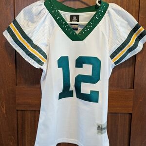 Green Bay Packers Reebok Aaron Rodgers #12 Women’s White Jersey Size M